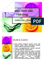 02 - Kaitan Iklim Dan Hidrologi PDF