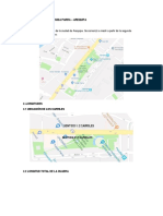 Dimensiones de Vía Avenida Parra