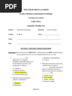 Week 4 - Grade 12 - Sept Test