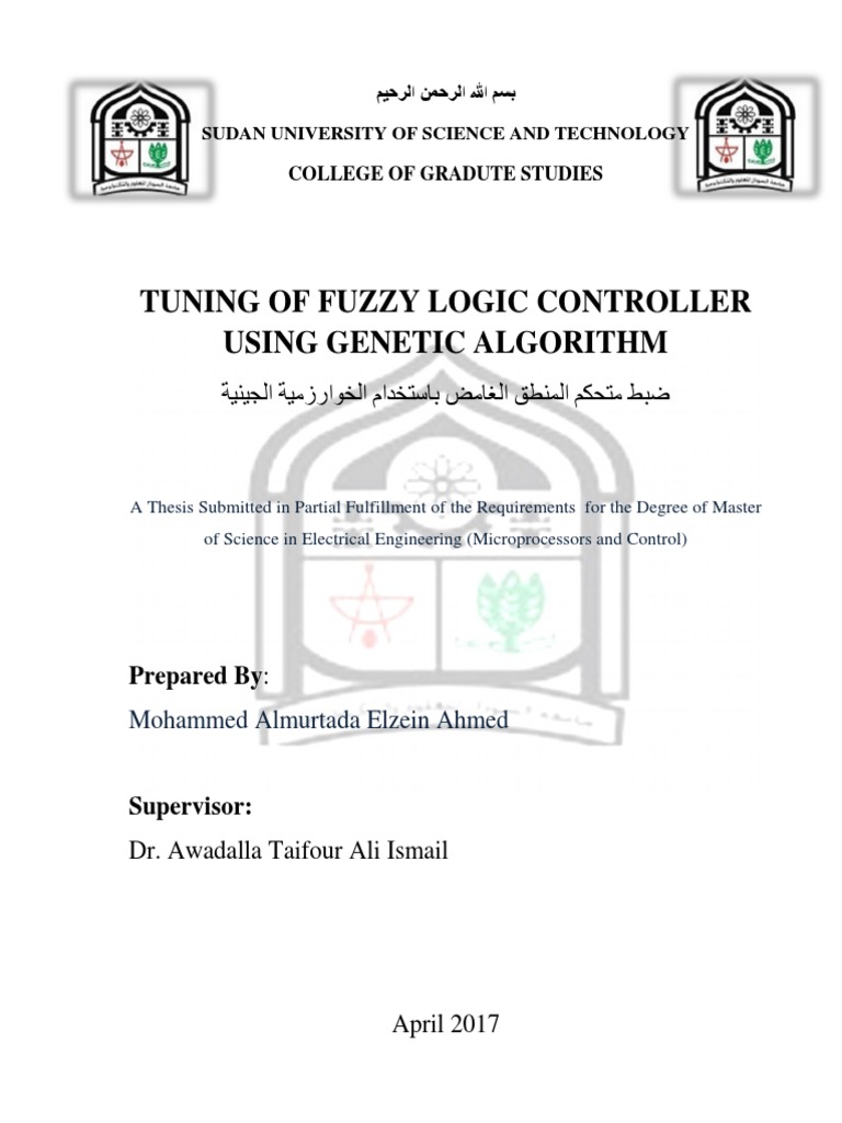 Tuning of Fuzzy Logic Controller Using Genetic Algorithm: Prepared by ...