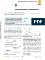 Nickel-Catalyzed Reductive Transamidation of Secondary Amides With Nitroarenes