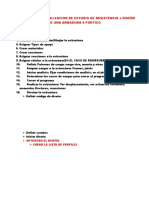 0 Secuencia para Realizacion de Estudio de Resistencia de Una Armadura