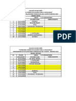 Cronograma Formativas Cuarto Periodo Bachillerato