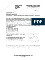 Problemas de matemática da Olimpíada Brasileira de 2011