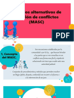 Métodos Alternativos de Solución de Conflictos (MASC)