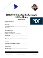 2004 MY OBD System Operation Summary For 6.0L Diesel Engine