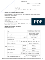 Engine Specs SPECIFICATION (Connecting Rod)