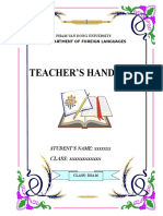 Teacher's Handbook Cover