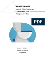 Faktor Manusia Dalam Keseharian Kenyamanan Pada Penggunaan Toilet'