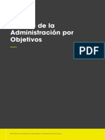 Escuela de La Administración Por Objetivos