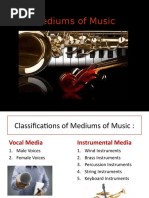 Mediums of Music