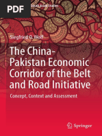 The China-Pakistan Economic Corridor of The Belt and Road Initiative