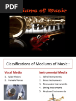 Mediums of Music