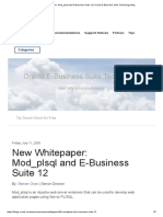 New Whitepaper - Mod - PLSQL and E-Business Suite 12 - Oracle E-Business Suite Technology Blog