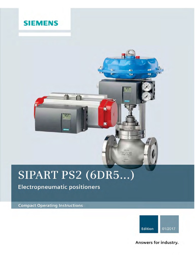 Siemens SIPART PS2 Man A5E03436620 AB 2017 01 | PDF | Electrical