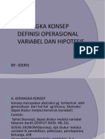 2 - 8 Kerangka Konsep, Do, Variabel, Hipotesis