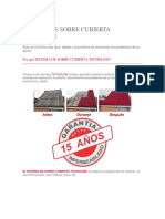 Sistema de Sobre Cubierta Techoline