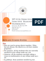 MT 0112 Lecture1 Sets