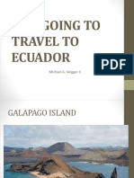 i Am Going to Travel to Ecuador