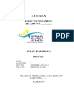 Contoh Laporan Bulanan Tahun 2019