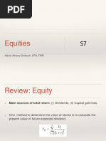 Equities: Alexei Alvarez Drobush, CFA, FRM