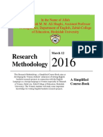 Simplified Course Book of Research Metho PDF