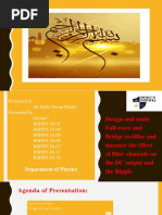 Design and Study Full-Wave and Bridge Rectifier and