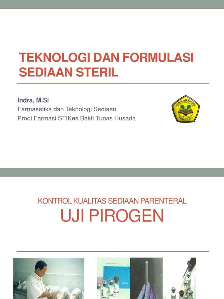 Uji Pirogen pada Sediaan Steril | PDF