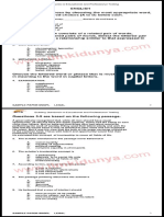 NTS Sample Past Papers Legal Department English New