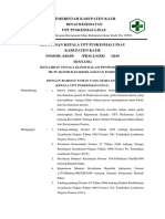 9.1.1.1 SK Kewajiban Tenaga Klinis Dalam Peningkatan Mutu Klinis Dan Keselamatan Pasien