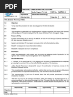 Standard Operating Procedure: Jodas Expoim Pvt. LTD