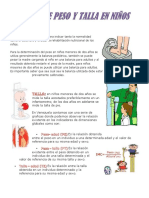 Control de Peso y Talla en Niños II