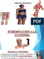 1 Tema Introduccion A La Anatomia