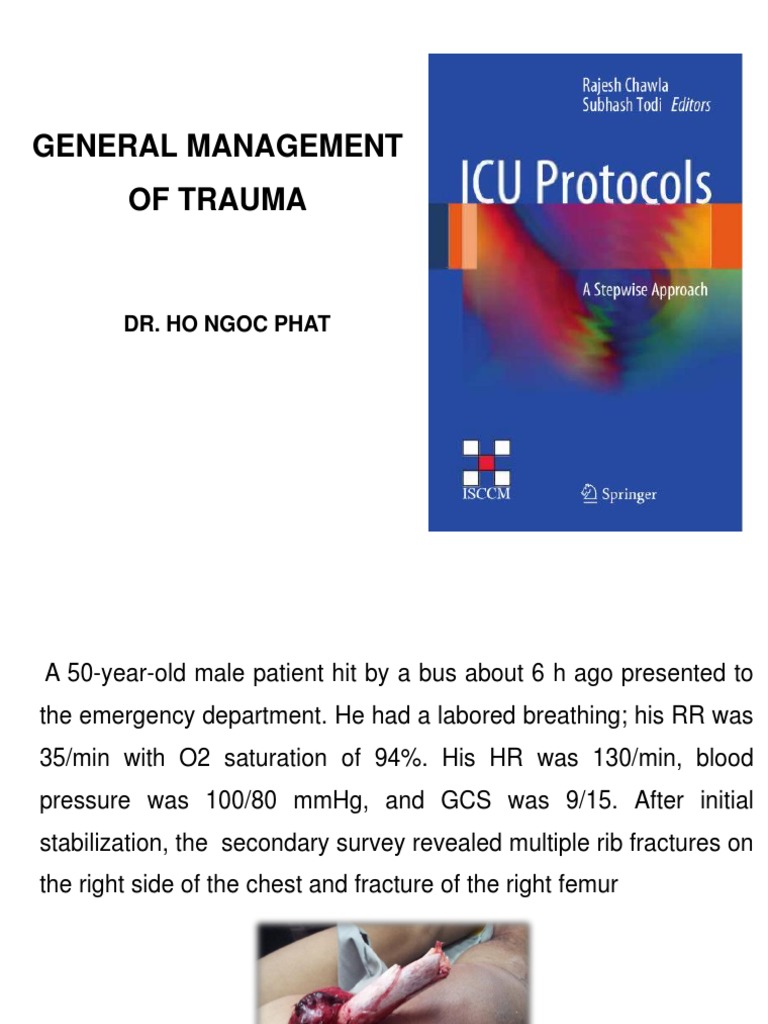 General Management of Trauma: Dr. Ho Ngoc Phat | PDF | Major Trauma ...