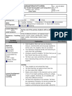 International School of Cordoba: Daily Lesson Plan-Grade Nursery (Art and Computer) First Term