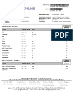 Anemia Diagnosis Report