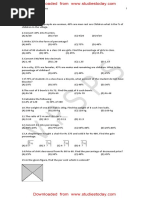 Class 7 Algebraic Expressions Worksheet | PDF | Mathematical Objects ...