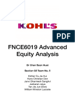 Kohl's Equity Valuation