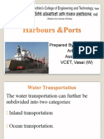 Harbours &ports: Prepared By: Arbaz Kazi Asst. Professor VCET, Vasai (W)