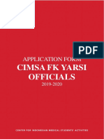 Af - Cimsa Yarsi Officials 2018-2019