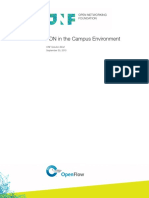 SDN in The Campus Environment: ONF Solution Brief September 30, 2013