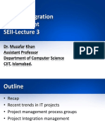 Project Integration Management SEII-Lecture 3