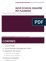 Comprehensive School Disaster Management Planning: Author: John Ildefonso T. Pascual and Noel C. Merino