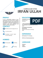 Irfan Ullah: Profile Education