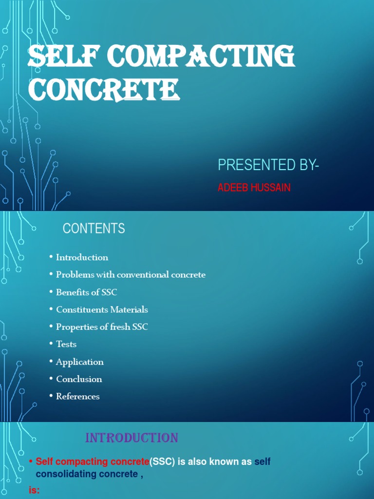 Self Compacting Concrete | PDF | Concrete | Economic Sectors