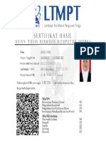 Sertifikat Utbk LTMPT 219531130556 PDF