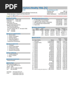 Alam Sutera Realty Tbk. (S) : Company Report: February 2013 As of 28 February 2013