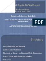 Inflation & Growth - Way Forward For India