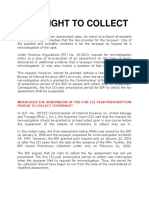 Bir'S Right To Collect: When Does The Suspension of The Five (5) - Year Prescription Period To Collect Commence?