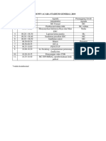 Rundown Acara Stadium General 2019